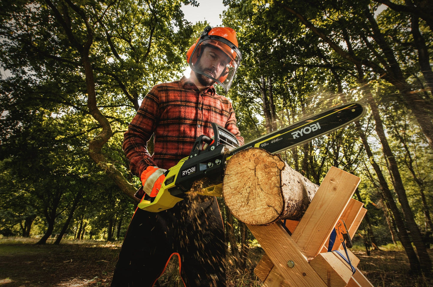 Ryobi RY36CSX40B-0 36V MAX POWER 40cm Cordless Brushless Chainsaw (Bare Tool)