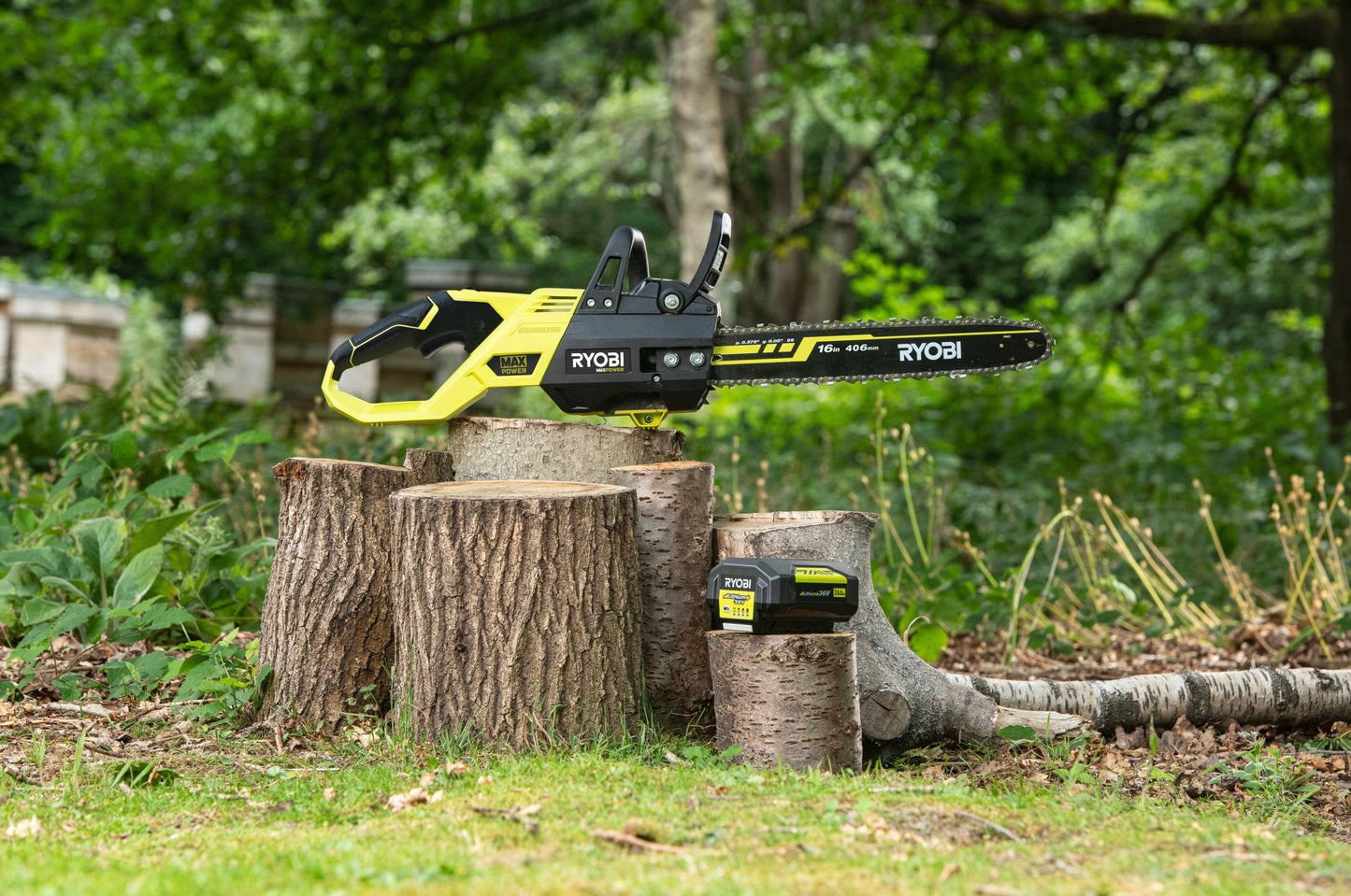 Ryobi RY36CSX40B-0 36V MAX POWER 40cm Cordless Brushless Chainsaw (Bare Tool)