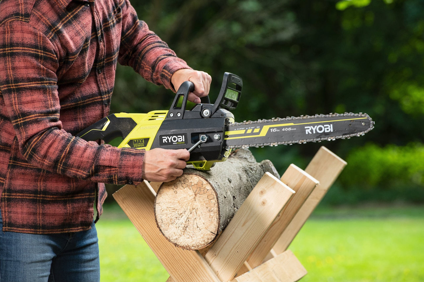Ryobi RY36CSX40B-0 36V MAX POWER 40cm Cordless Brushless Chainsaw (Bare Tool)