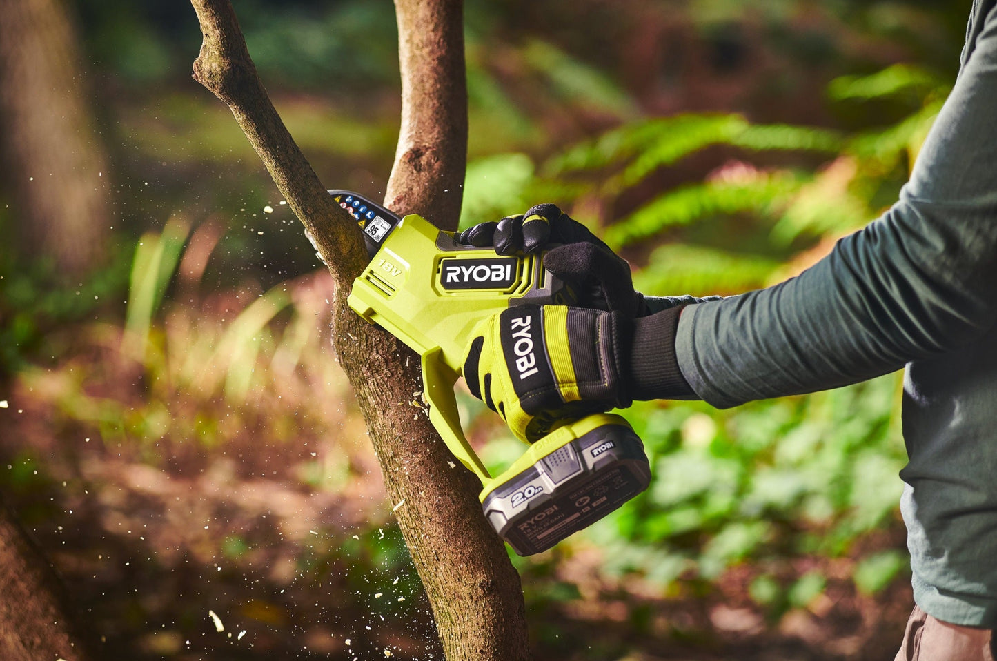 Ryobi RY18PSX10A-0 18V Cordless 10cm Pruning Saw (Bare Tool)