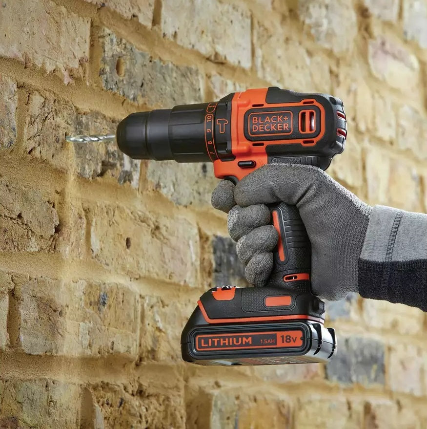 Black + Decker 1.5AH Cordless Twin Pack with 2 x 18V Batteries