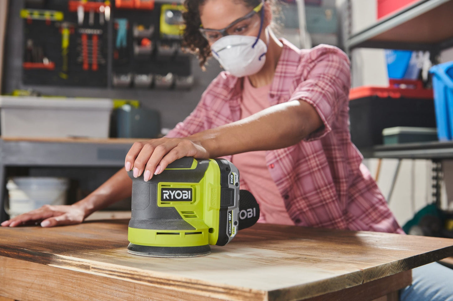Ryobi RCK183DL-2C20S 18V ONE+™ Cordless Combi Drill, Circular Saw & Random Orbital Sander Starter Kit (2 x 2.0Ah)