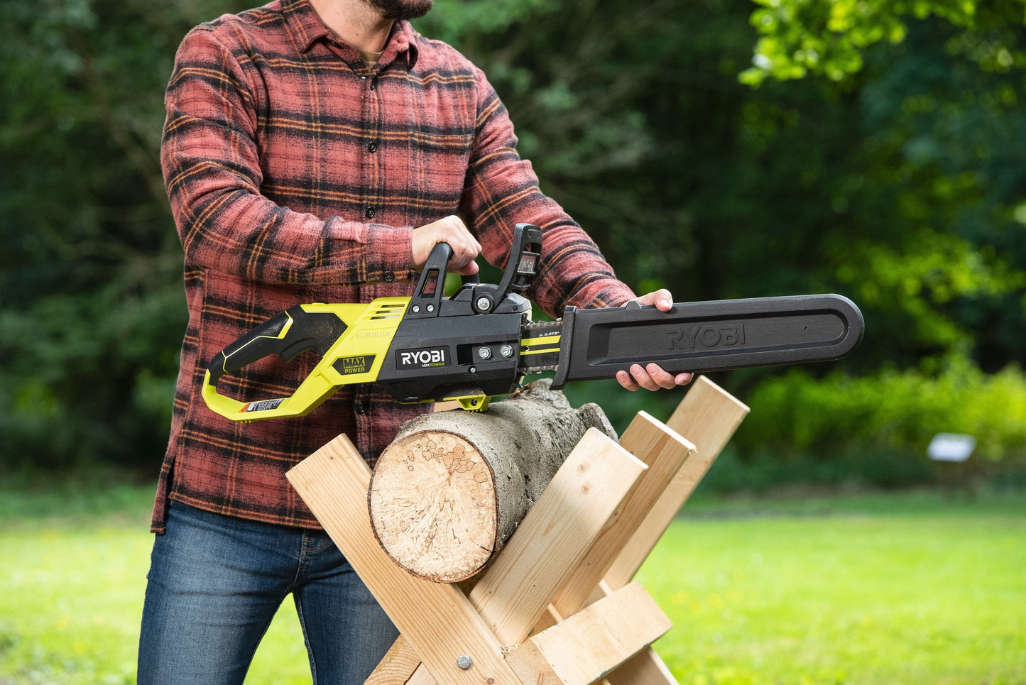 Ryobi RY36CSX40B-0 36V MAX POWER 40cm Cordless Brushless Chainsaw (Bare Tool)