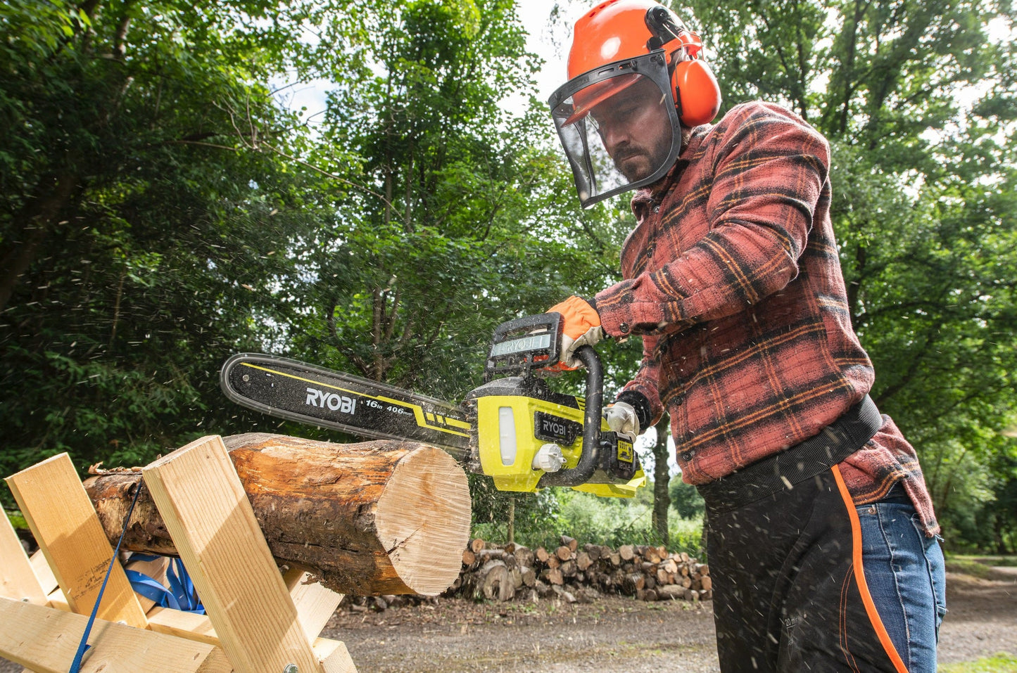 Ryobi RY36CSX40B-0 36V MAX POWER 40cm Cordless Brushless Chainsaw (Bare Tool)