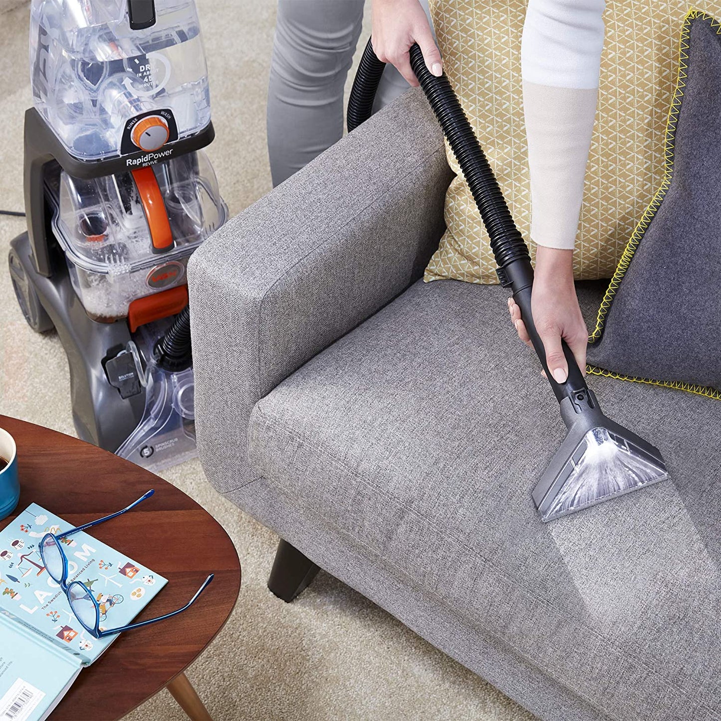 Vax CWGRV011 Rapid Power Revive Upright Carpet & Upholstery Washer
