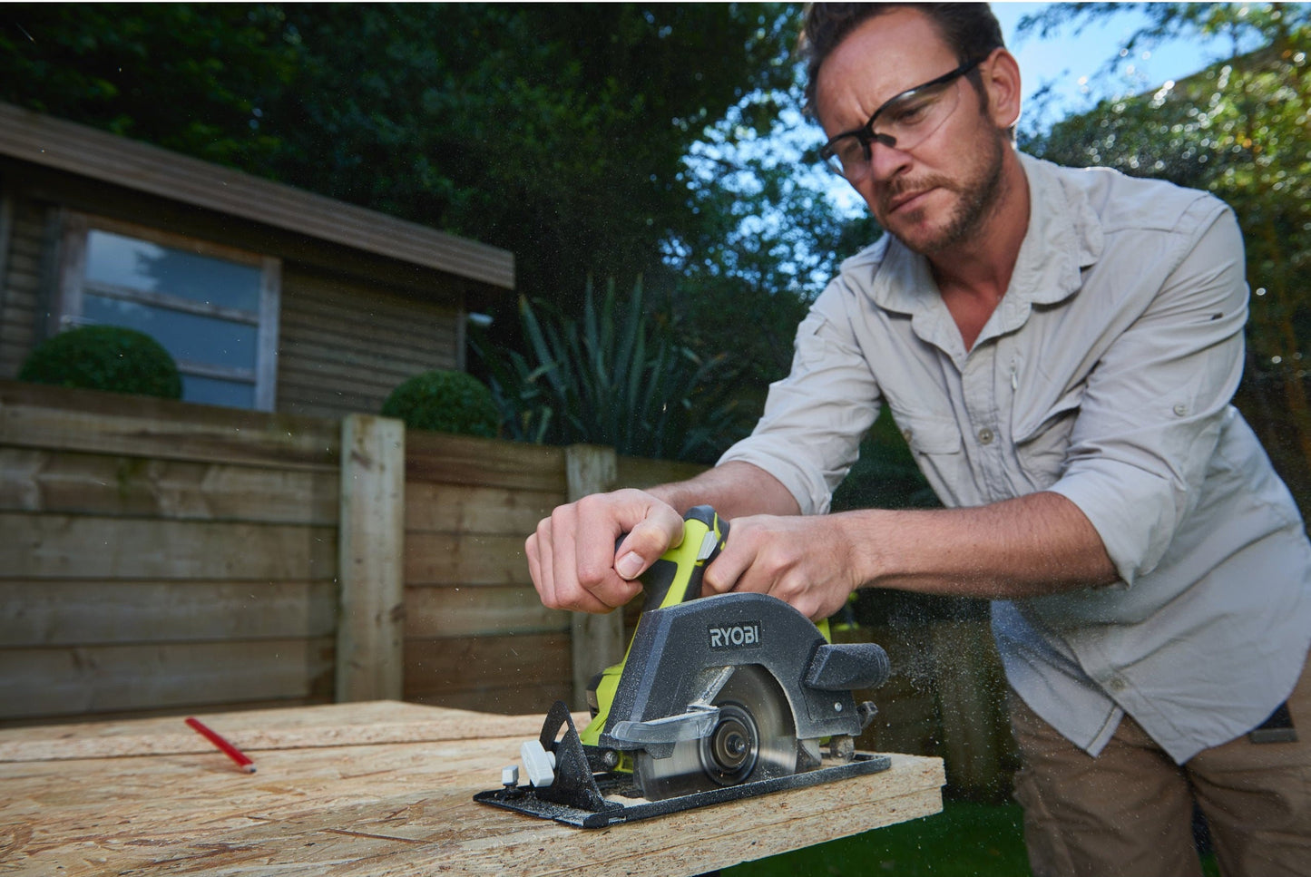 Ryobi RCK183DL-2C20S 18V ONE+™ Cordless Combi Drill, Circular Saw & Random Orbital Sander Starter Kit (2 x 2.0Ah)
