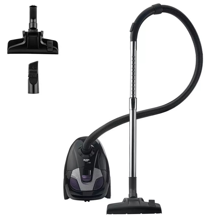 Bush VCB35B15C0A-1J7W-7 Bagged Cylinder Vacuum Cleaner
