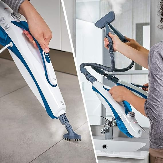 Polti Vaporetto SV460_Double Upright Steam Cleaner- Blue