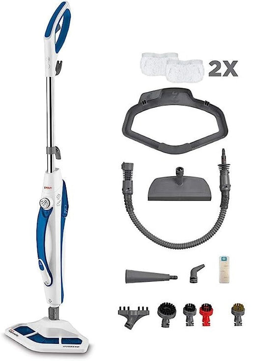 Polti Vaporetto SV460_Double Upright Steam Cleaner- Blue