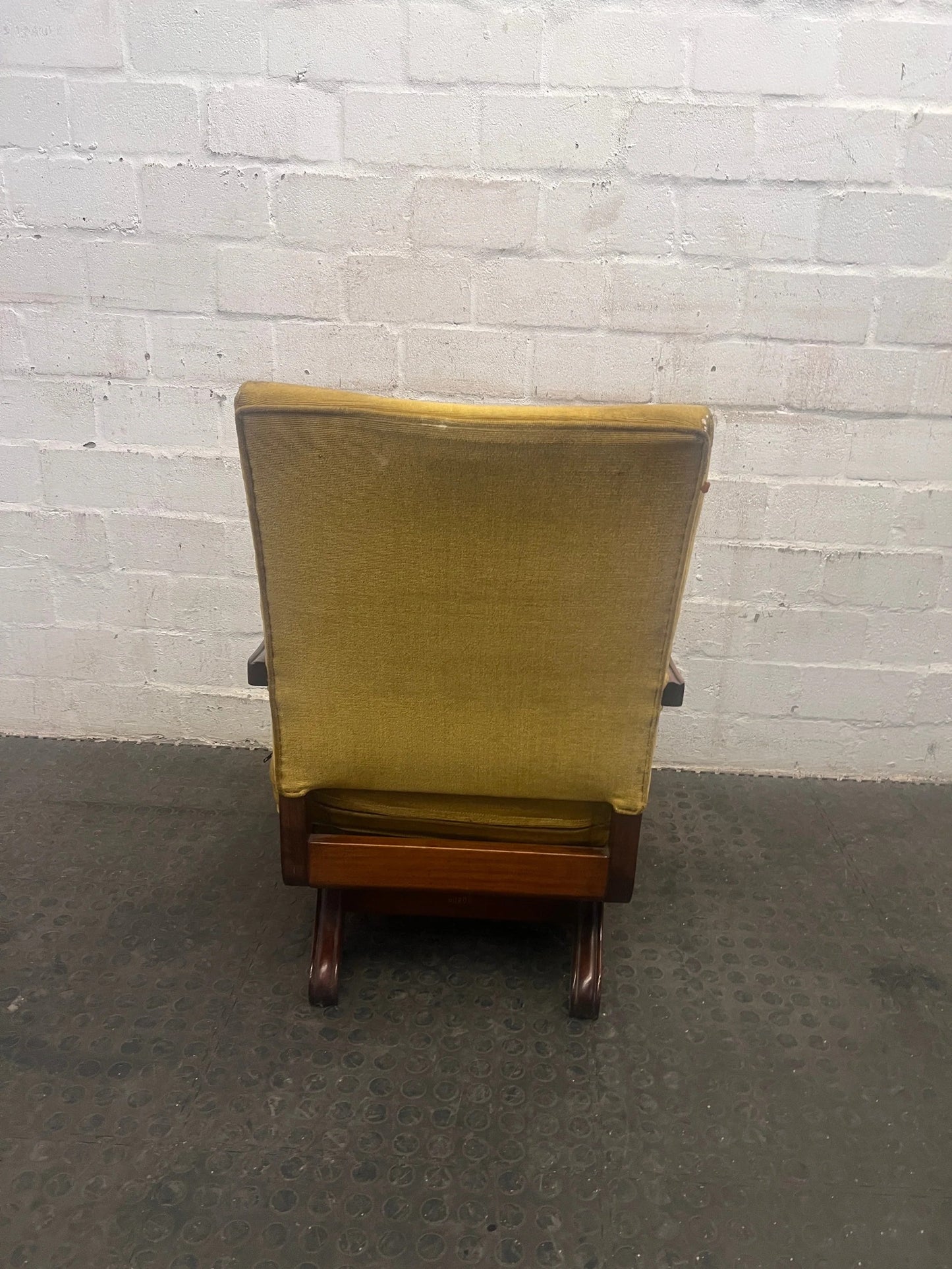 Mustard One Seater Wooden