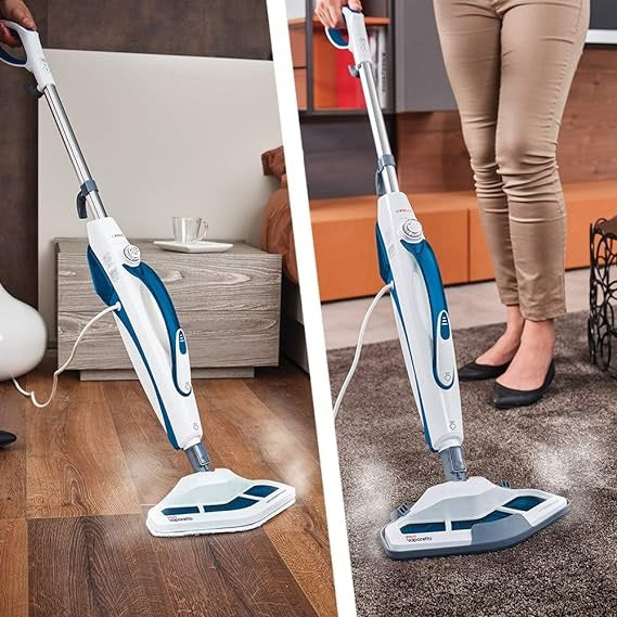 Polti Vaporetto SV460_Double Upright Steam Cleaner- Blue