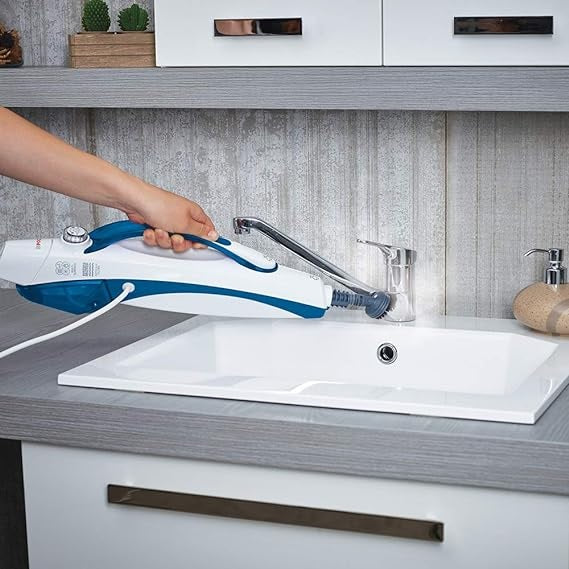 Polti Vaporetto SV460_Double Upright Steam Cleaner- Blue