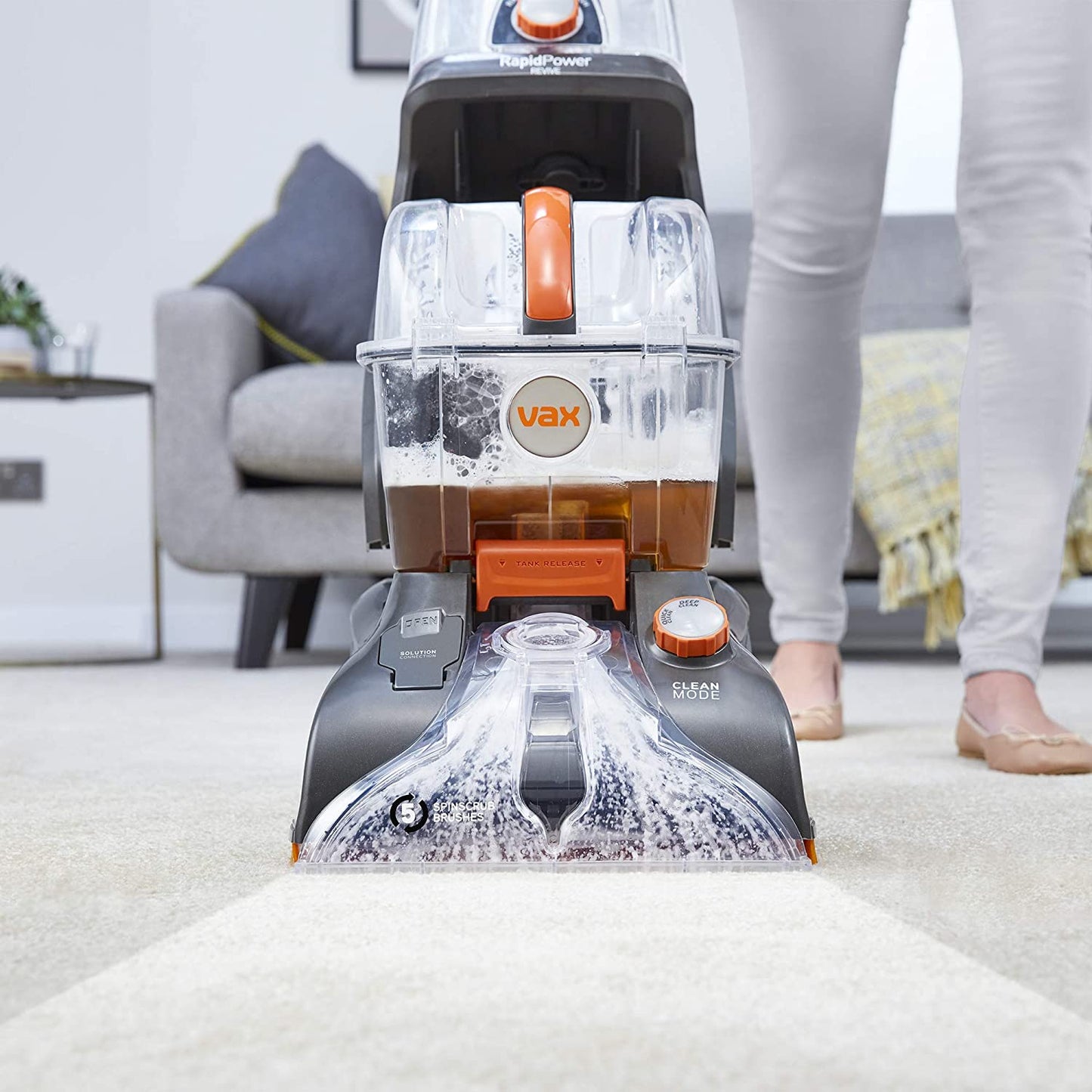 Vax CWGRV011 Rapid Power Revive Upright Carpet & Upholstery Washer