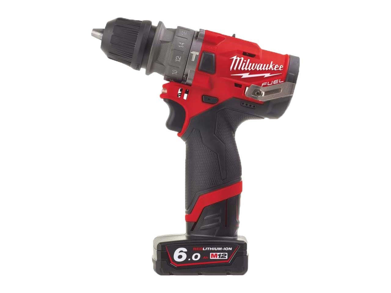 Milwaukee M12FPDXKIT-602X 12v Fuel Removable Chuck Percussion Drill (No Extra Heads)